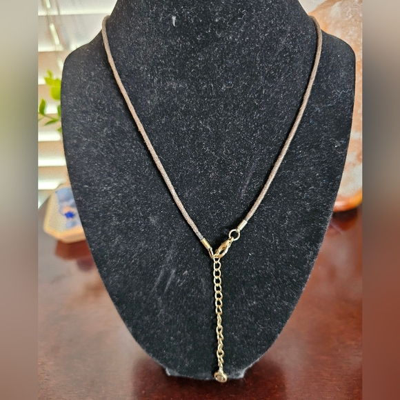 Bohemian Oversized Hoop Statement Pendant Beaded Necklace NWOT - Picture 3 of 7